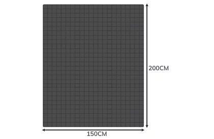 Zasłona obciążeniowa dwustronna antystresowa 6 kg – 200 × 150 cm