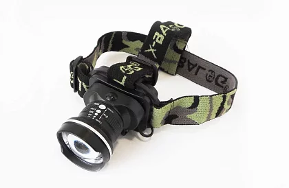 LED ładowana latarka czołowa BL6807 – ZOOM CREE LED 500 lm