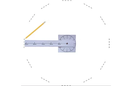 Zegar DIY na ścianę czarne – średnica 60 do 130 cm