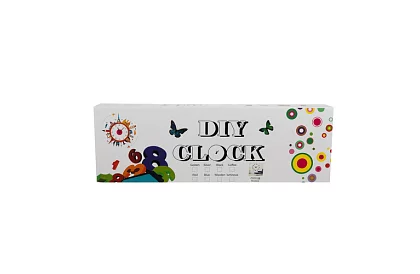 Zegar DIY na ścianę czarne – średnica 60 do 130 cm