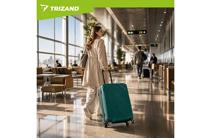 Zestaw 3 walizek podróżnych na kółkach 39 l, 70 l, 99 l – zielona