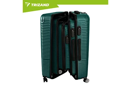 Zestaw 3 walizek podróżnych na kółkach 39 l, 70 l, 99 l – zielona