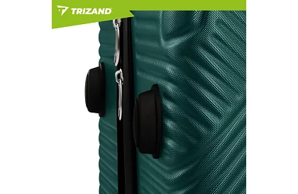Zestaw 3 walizek podróżnych na kółkach 39 l, 70 l, 99 l – zielona