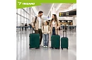 Zestaw 3 walizek podróżnych na kółkach 39 l, 70 l, 99 l – zielona
