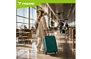 Zestaw 3 walizek podróżnych na kółkach 39 l, 70 l, 99 l – zielona