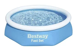 Basen rozprężny z nadmuchiwanym kołnierzem 244 × 61 cm – Bestway B57448