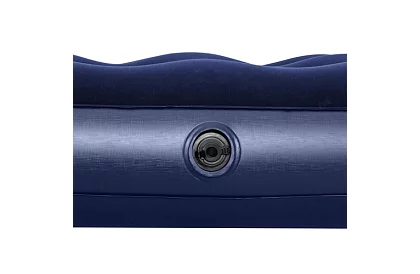 Nadmuchiwany welurowy materac 185 × 76 × 22 cm – B67000