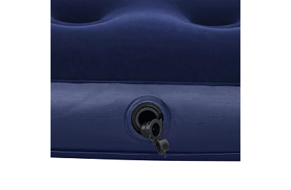 Nadmuchiwany welurowy materac 185 × 76 × 22 cm – B67000