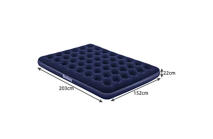 Materac dmuchany 203 × 152 × 22 cm – B67003