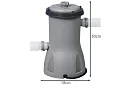 Basenowa pompa z filtrem 3028 l/h – B58386