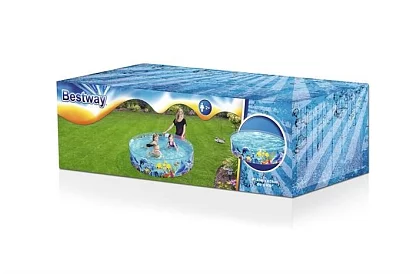Basen rozprężny dla dzieci 183 × 38 cm – B55030