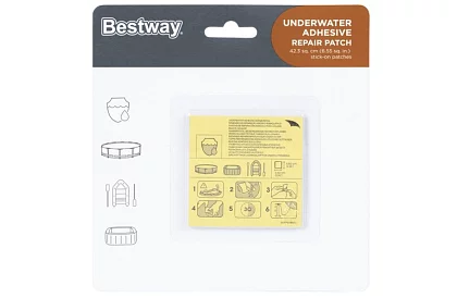Zestaw 10 łat do naprawy basenów i jacuzzi, leżaków – B62091