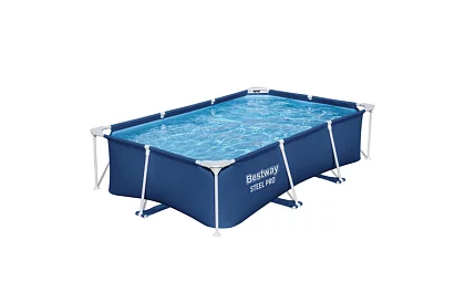 Basen prostokątny 259 × 170 × 61 cm - Steel Pro B56403
