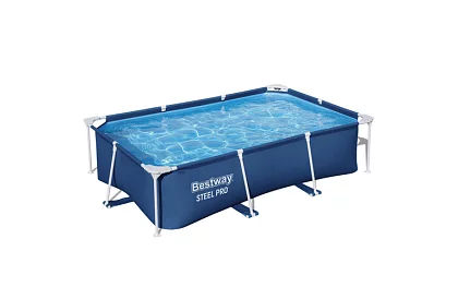 Basen prostokątny 259 × 170 × 61 cm - Steel Pro B56403