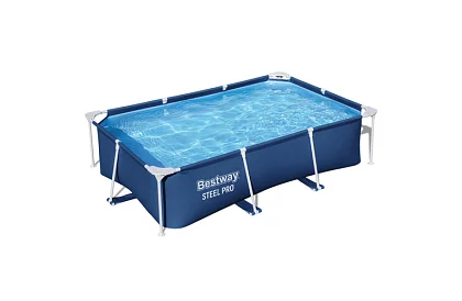 Basen prostokątny 259 × 170 × 61 cm - Steel Pro B56403