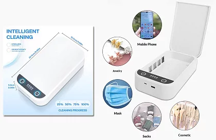 UV sterylizator UV QuickClean - na telefony, maseczki i drobiazgi