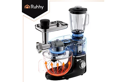 Robot kuchenny 2200 W, 3 w 1 z mikserem i misą 6,2 l