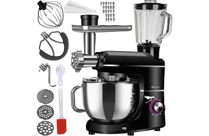 Robot kuchenny 2200 W, 3 w 1 z mikserem i misą 6,2 l