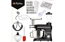 Robot kuchenny 2200 W, 3 w 1 z mikserem i misą 6,2 l