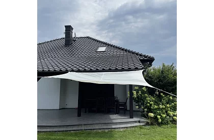 Zasłona przeciwsłoneczna 3 × 2 m – beżowa