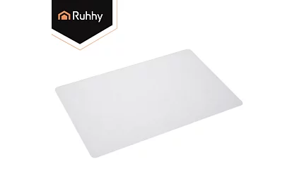 Podkład ochronny pod krzesło 90x130 cm - mleczny