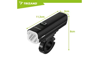 Zestaw świateł LED na rower 1000 lm, 4800 mAh