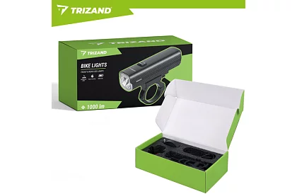 Zestaw świateł LED na rower 1000 lm, 4800 mAh