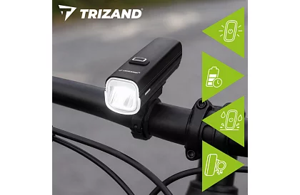 Zestaw świateł LED na rower 1000 lm, 4800 mAh