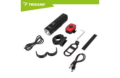 Zestaw świateł LED na rower 1000 lm, 4800 mAh