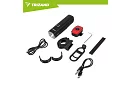 Zestaw świateł LED na rower 1000 lm, 4800 mAh