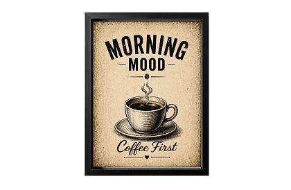 Morning mood - obraz - Poranny nastrój i kawa 05