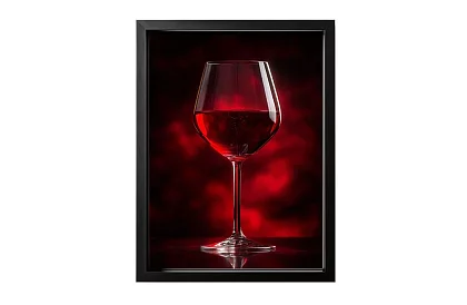 Szklanka pasji - obraz - Eleganckie czerwone wino w luksusowym stylu 13