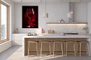 Szklanka pasji - obraz - Eleganckie czerwone wino w luksusowym stylu 13