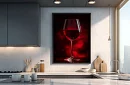 Szklanka pasji - obraz - Eleganckie czerwone wino w luksusowym stylu 13