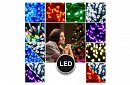 Oświetlenie świąteczne 100 LED – łańcuchy w 10 kolorach o długości 10 metrów