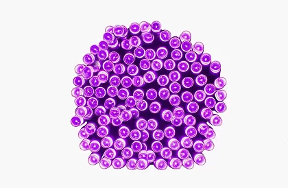 Oświetlenie świąteczne 210 LED – łańcuchy w 6 kolorach o długości 21 metrów
