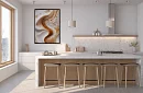 Kawa fala - obraz - Elegancka abstrakcja inspirowana cappuccino 29
