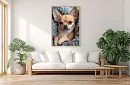 Przytulny towarzysz - obraz - Urocza chihuahua w miękkim legowisku 17