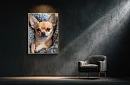 Przytulny towarzysz - obraz - Urocza chihuahua w miękkim legowisku 17