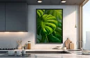 Tropikalny liść - obraz - Monstera w nowoczesnym stylu naturalnym 45