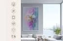 Delikatna aura - obraz - Orchidea w kolorowej mgle 51
