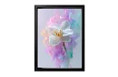 Delikatna aura - obraz - Orchidea w kolorowej mgle 51