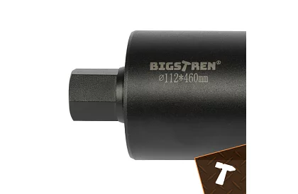 Wiertło diamentowe rdzeniowe 112 × 460 mm - 1.1/4 UNC do betonu, kamienia i żelbetu