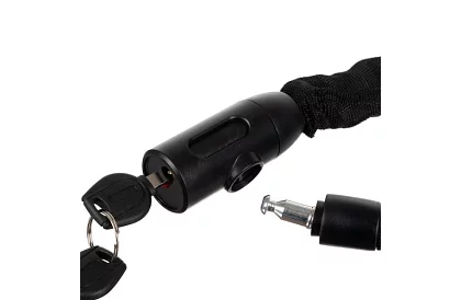 Zamek stalowy łańcuchowy do roweru 90 cm, 6 mm, 2 klucze