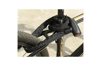 Zamek stalowy łańcuchowy do roweru 90 cm, 6 mm, 2 klucze