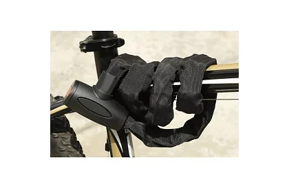 Zamek stalowy łańcuchowy do roweru 90 cm, 6 mm, 2 klucze