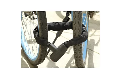 Zamek stalowy łańcuchowy do roweru 90 cm, 6 mm, 2 klucze