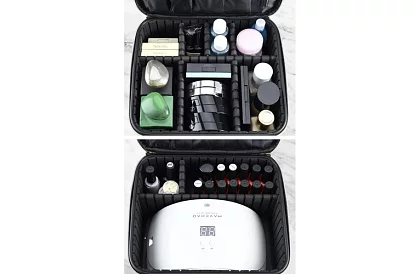 Kosmetyczna torba organizer – kosmetyczny box na zamek z uchwytem