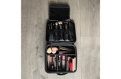 Kosmetyczna torba organizer – kosmetyczny box na zamek z uchwytem