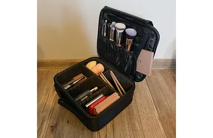 Kosmetyczna torba organizer – kosmetyczny box na zamek z uchwytem